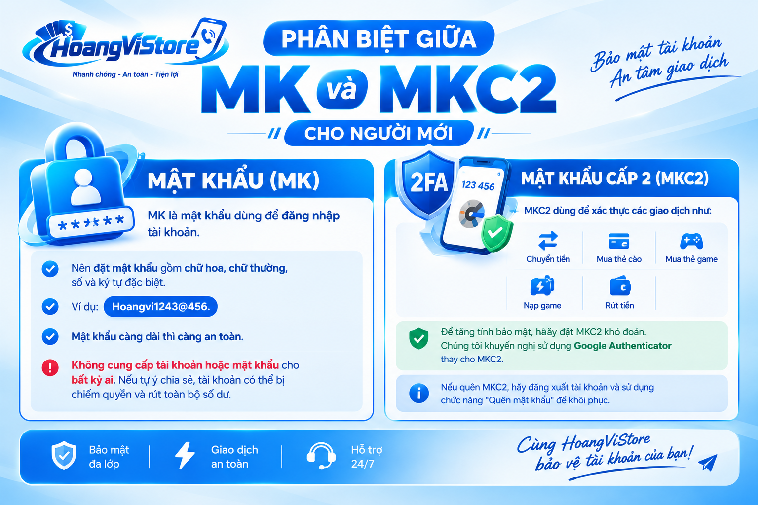 Phân biệt giữa MK và MKC2 cho người mới